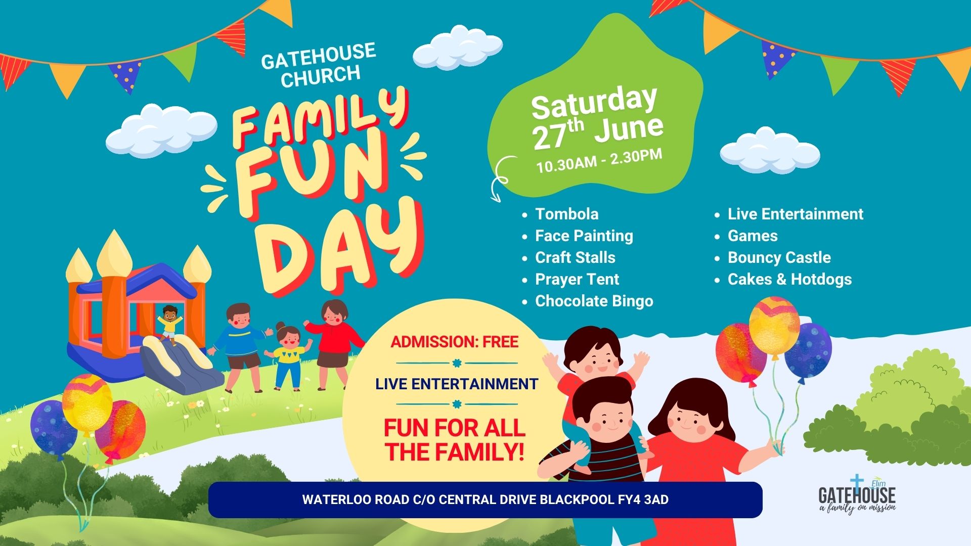 Family Fun Day Notice Slide fo