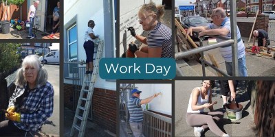 Volunteers Work Day