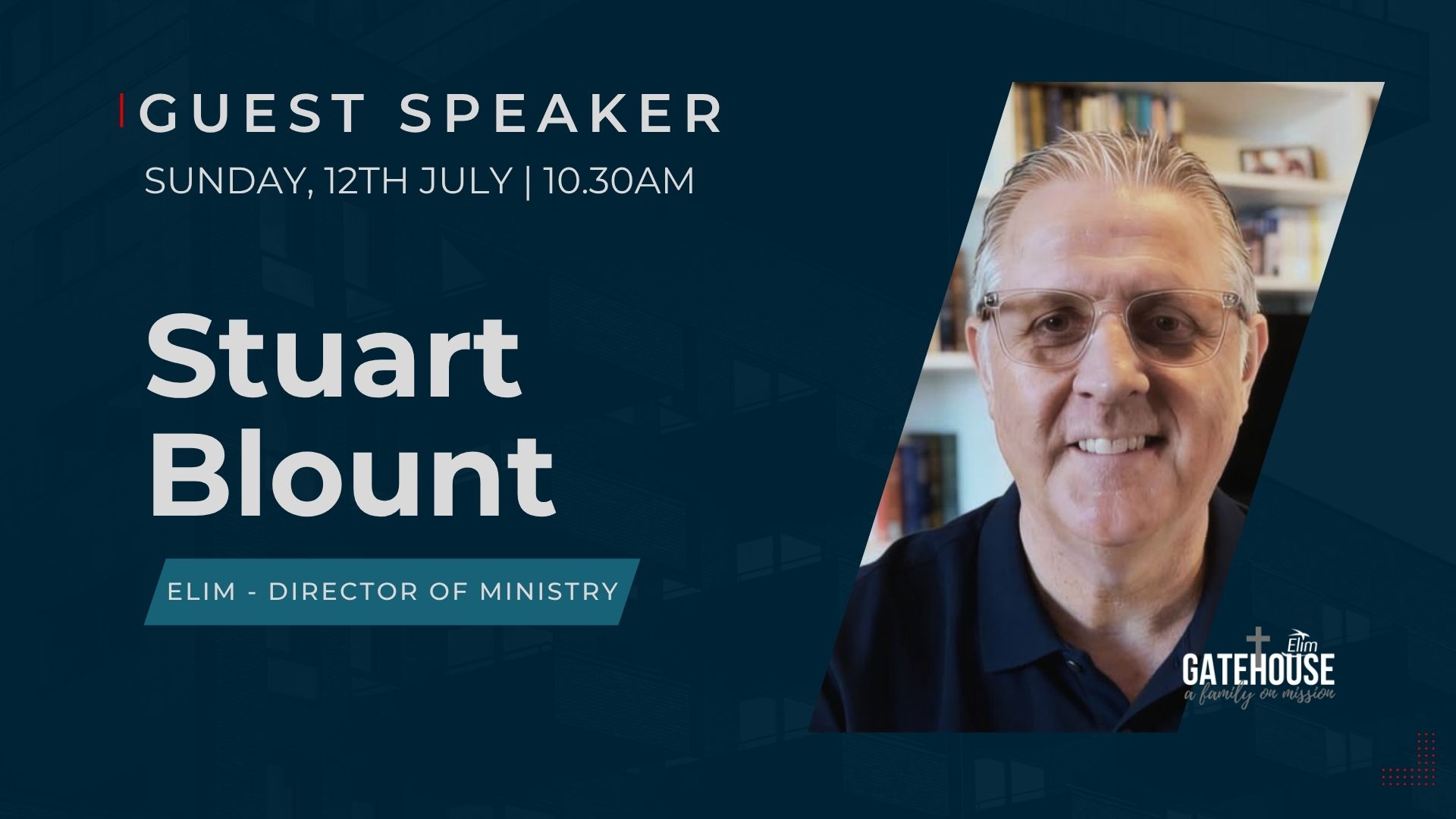 Sunday Service (Guest Speaker Stuart Blount)